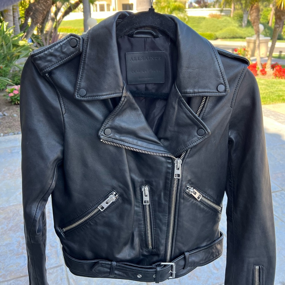 All Saints Balfern Leather Jacket